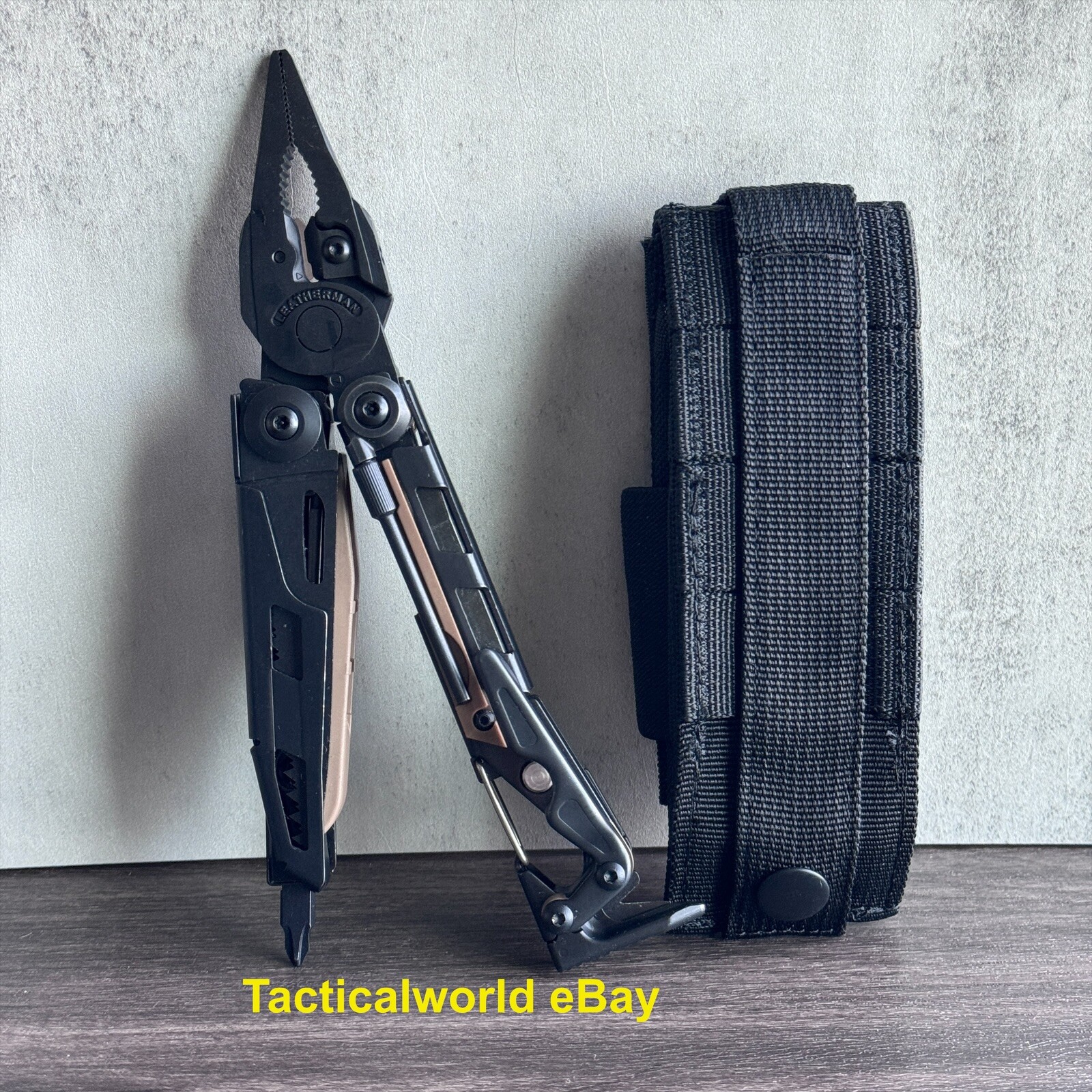 Leatherman MUT Black multi tool w/brown inserts Discontinued variant