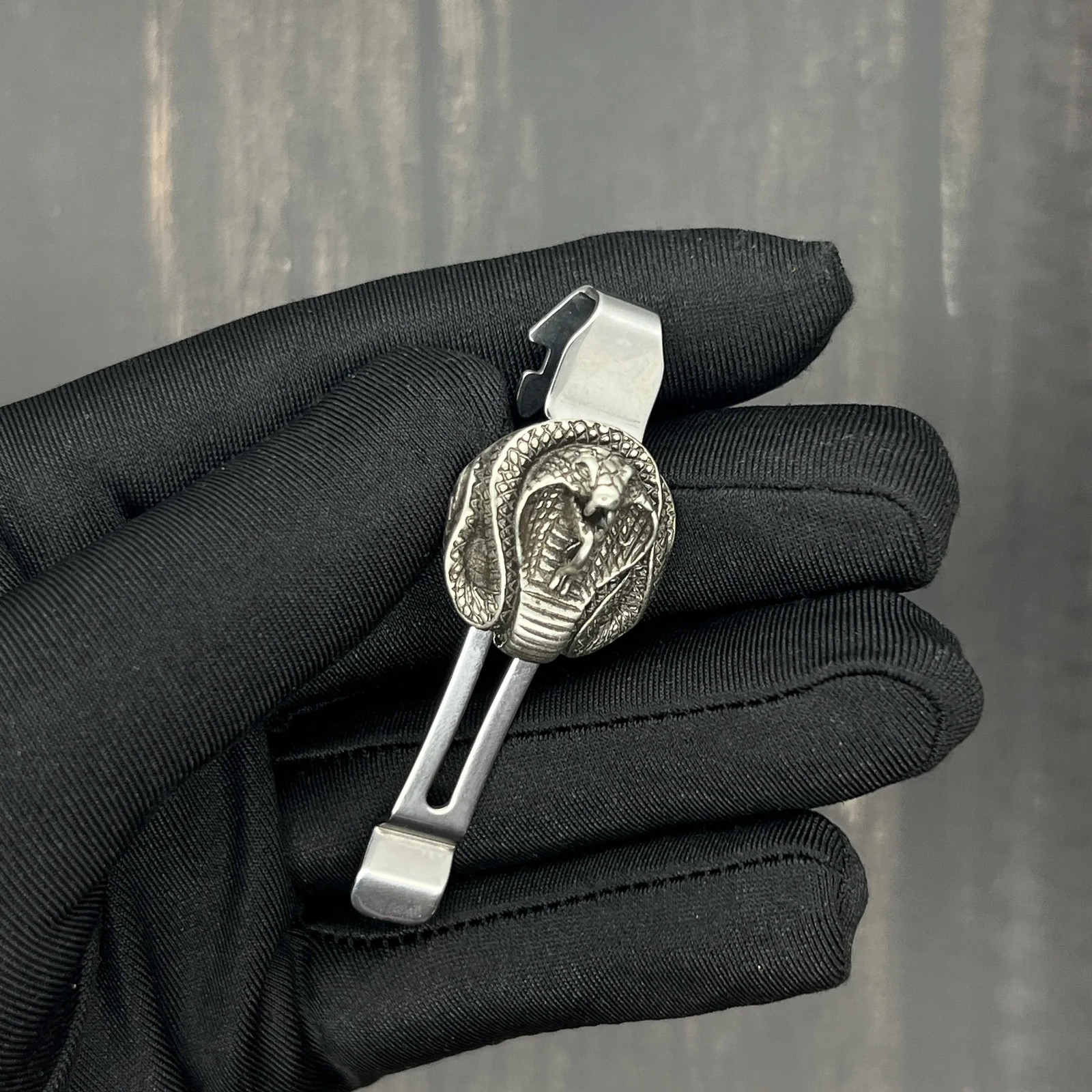 3D Copper Alloy Pocket Clip Decorative Badge For Leatherman Wave TTI Surge