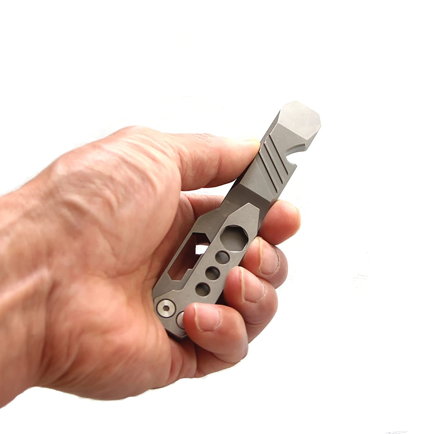 Titanium Pry Bar Outdoor Prybar EDC Wrench Bottle Opener Multi-function tool …