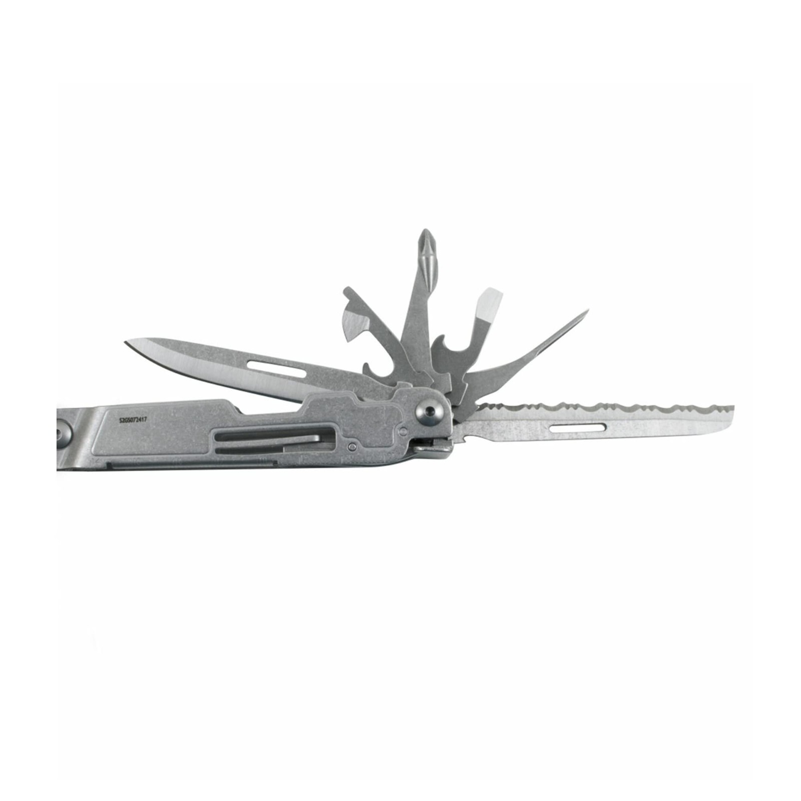 Heavy Duty Stainless Steel Multi-Tool with Nylon Sheath, 2 Knife Blades, Can/Bot