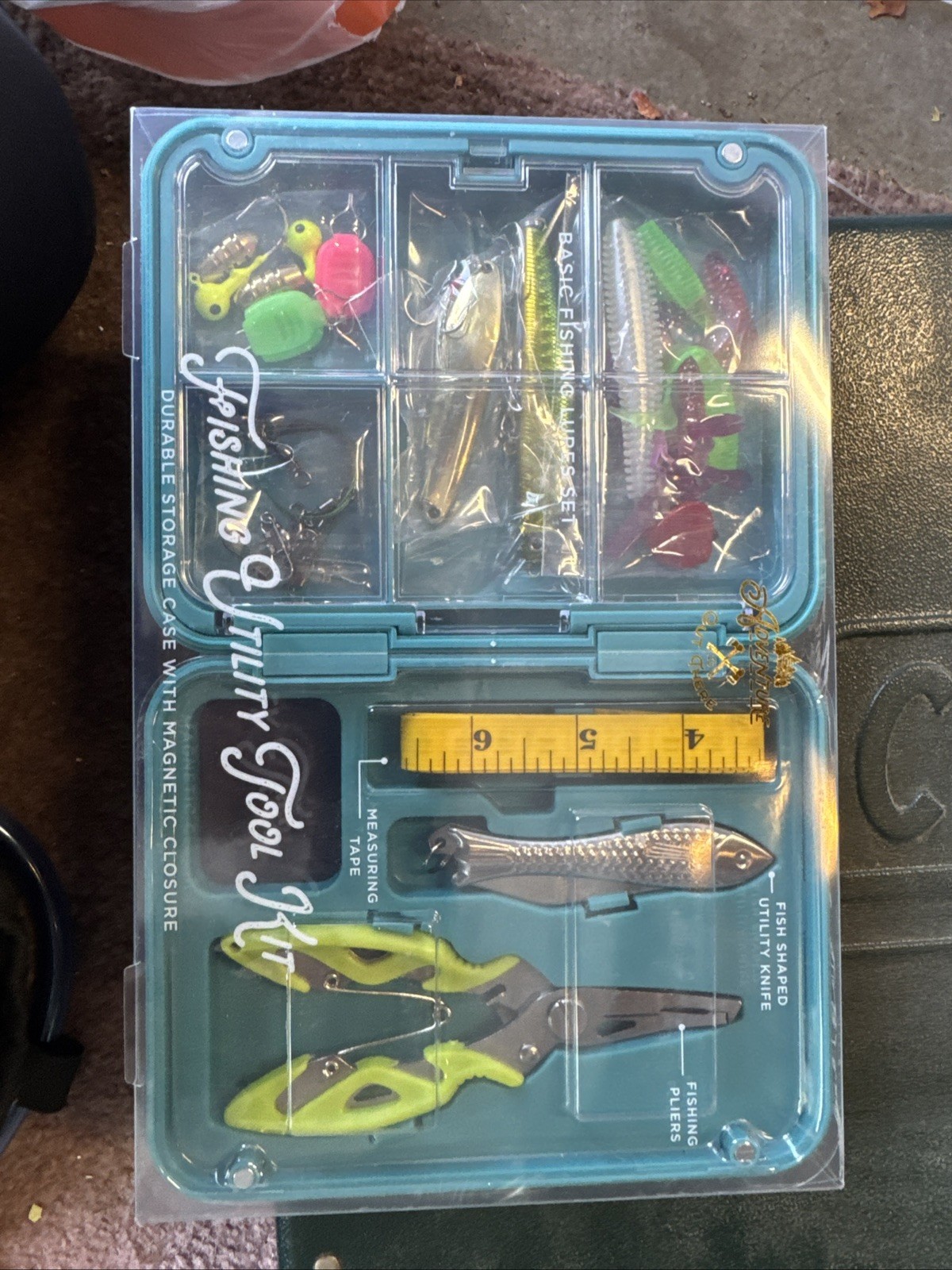 Fishing Utility Tool Kit New Broockstone With Storage Case