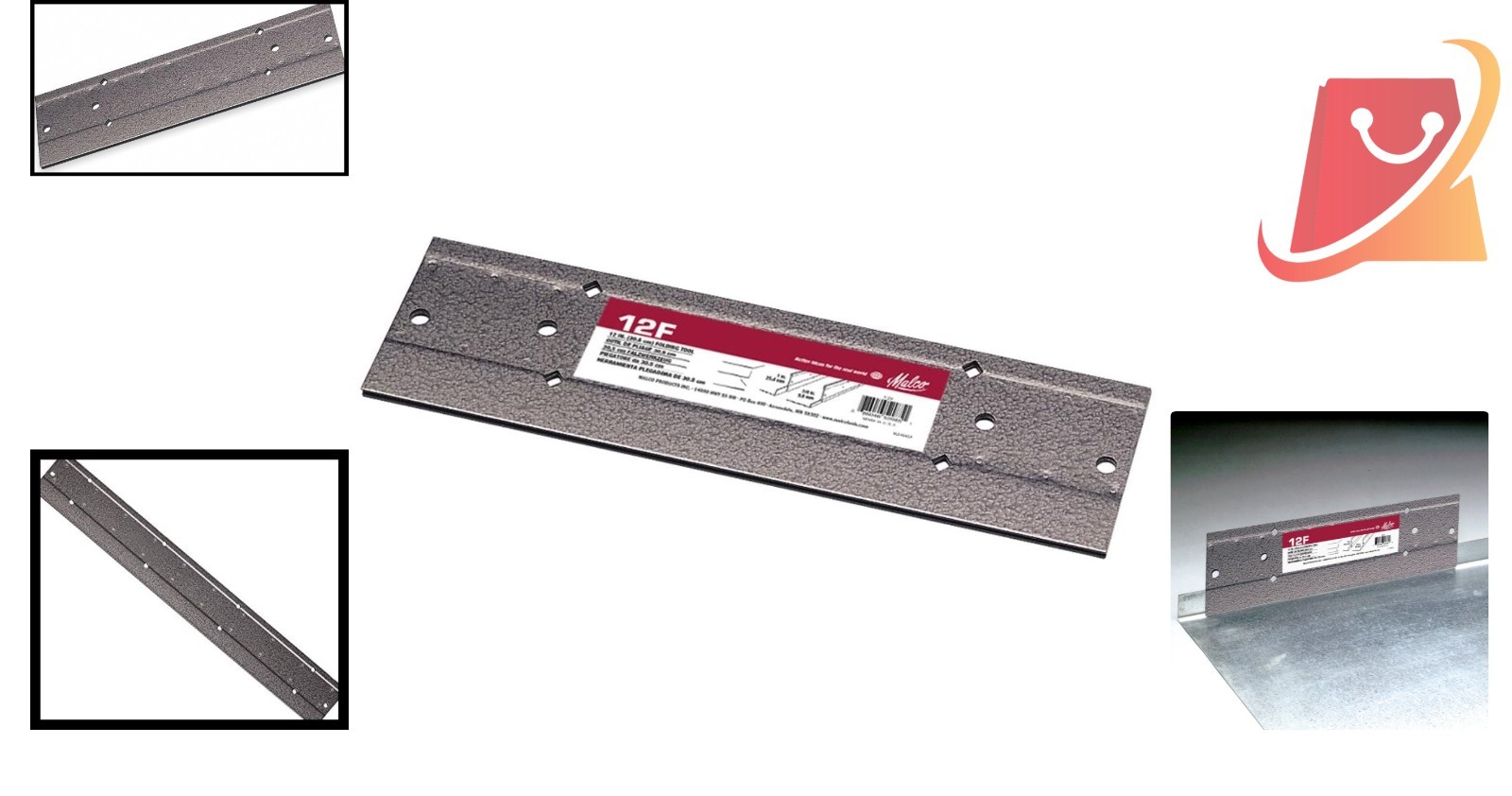 12 Inch Folding Tool Alloy Steel Portable HVAC Ductwork Folds