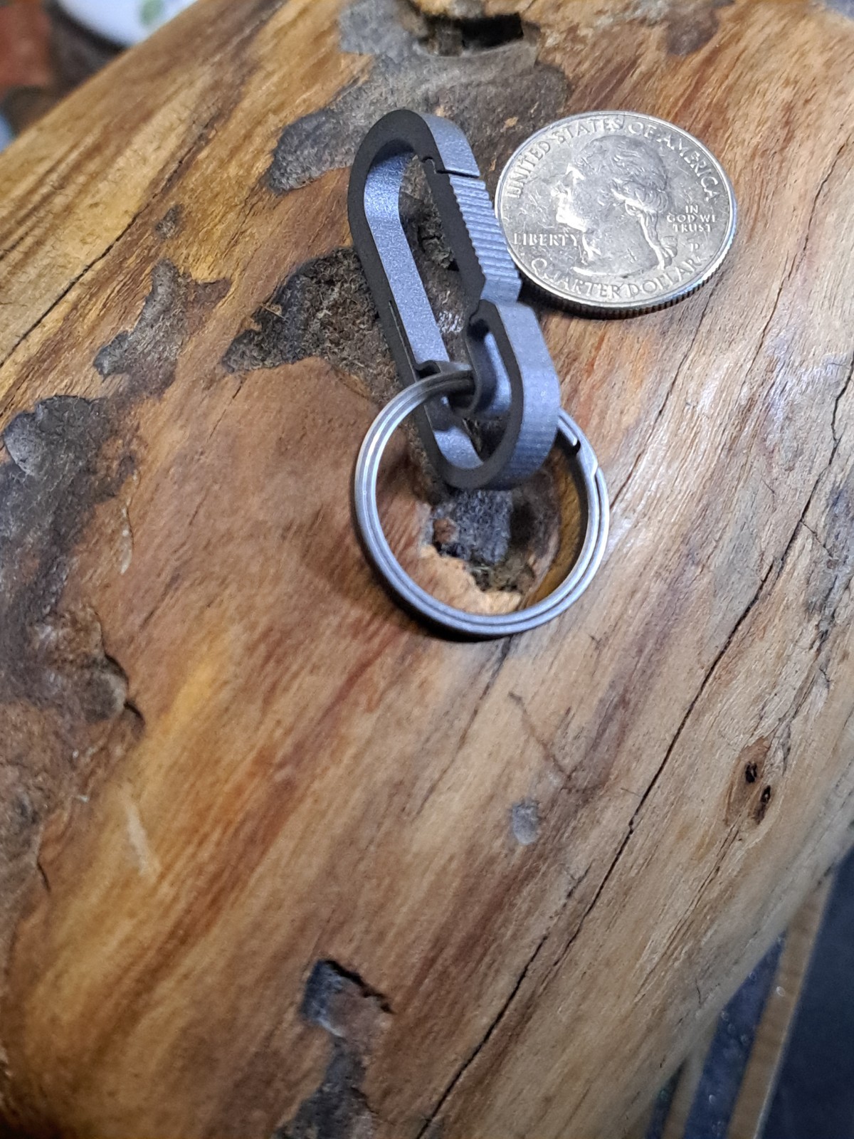 Pro Series Super Mini EDC Titanium Carabiner Keychain