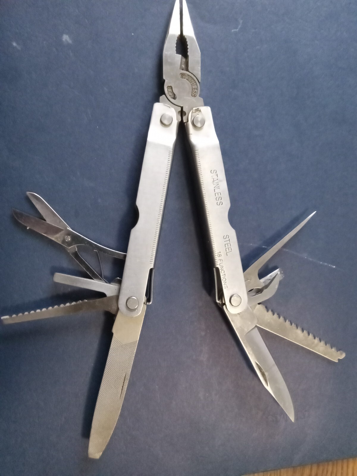 Stainless Steel Multi-Purpose Tool 8″ With Measuring Handle And 10 Tools