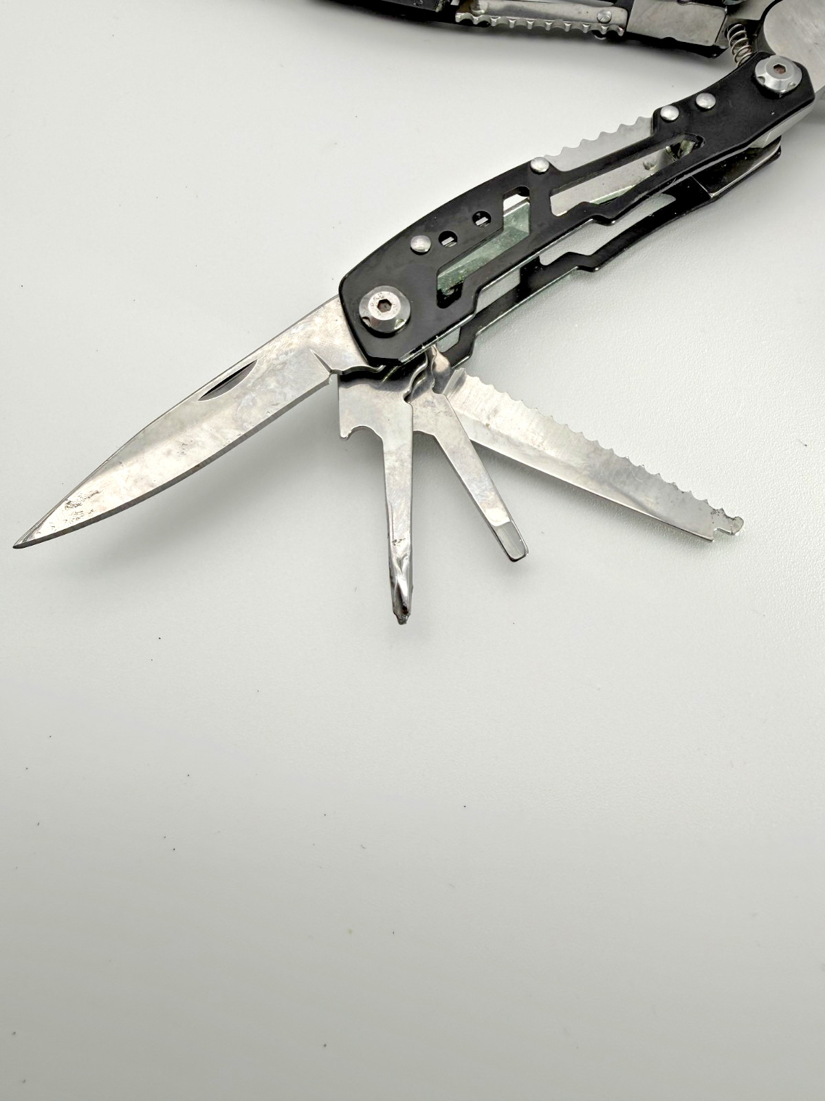 Multi Tool Pliers Knife Saw File Bottle Opener Screwdriver EDC Camping