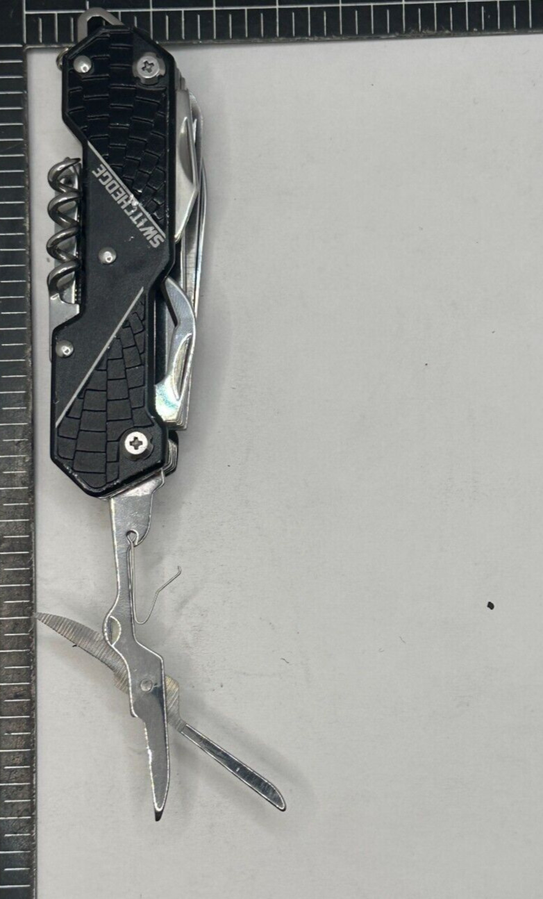 Switchedge Black 14 Tools In One Crimson Pocket Knife multi tool camping🔔