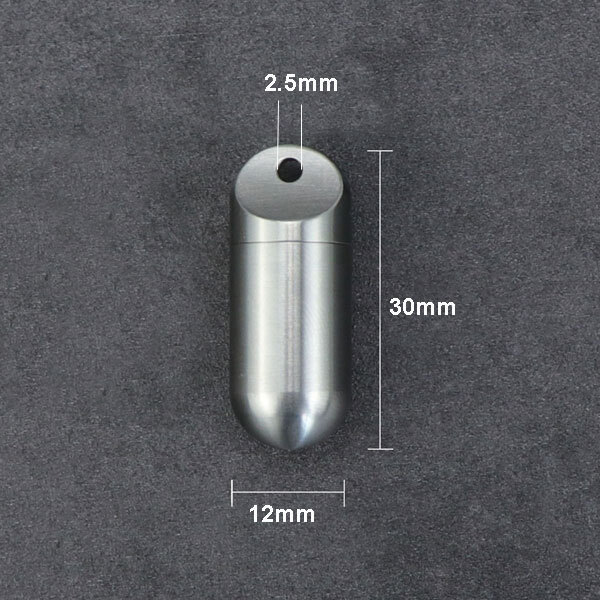 EDC Outdoor Waterproof Box Portable Pendant Key Chain Seal Storage container Box