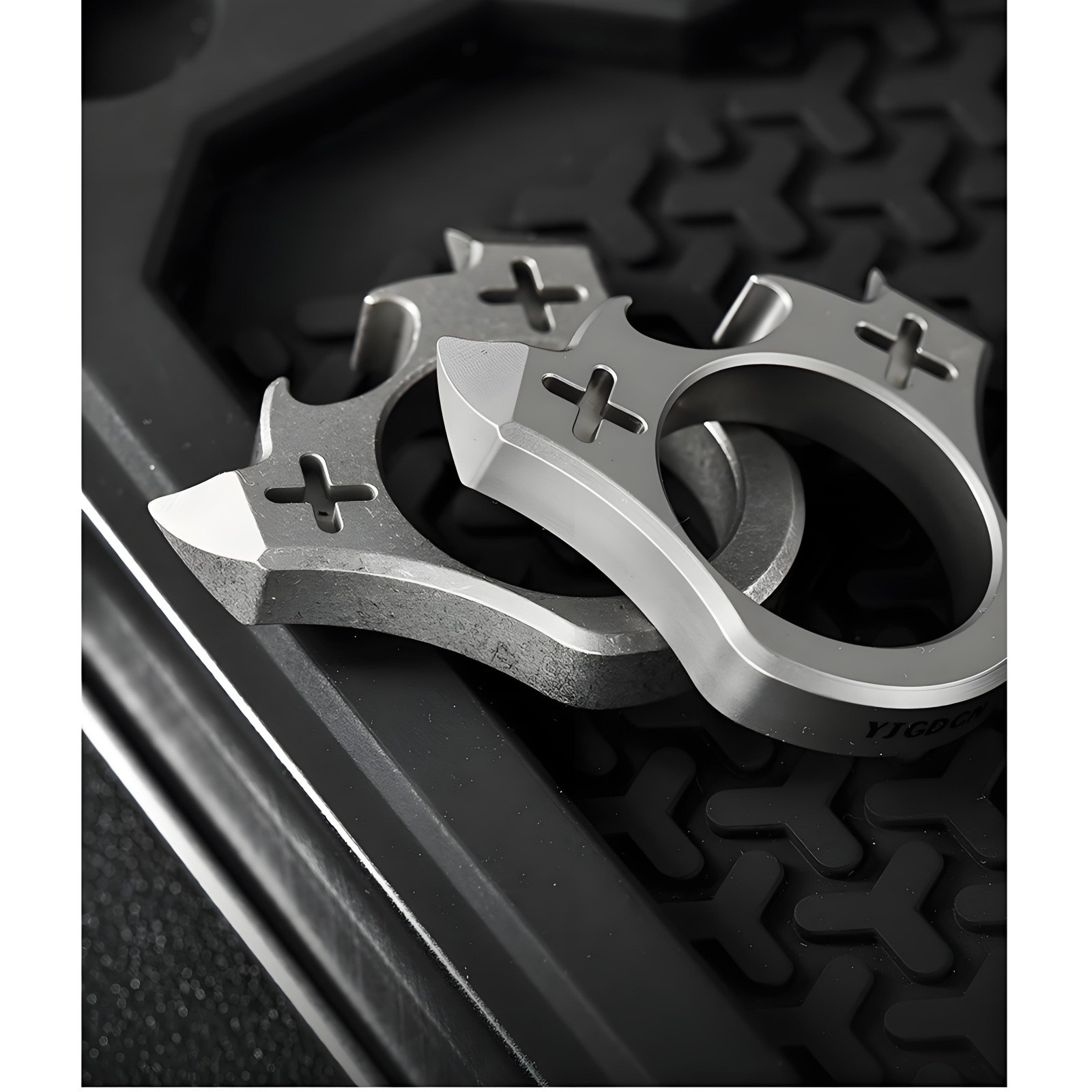 Titanium Alloy EDC Keychain Bottle Opener Ring Necklace Pocket Tool practical
