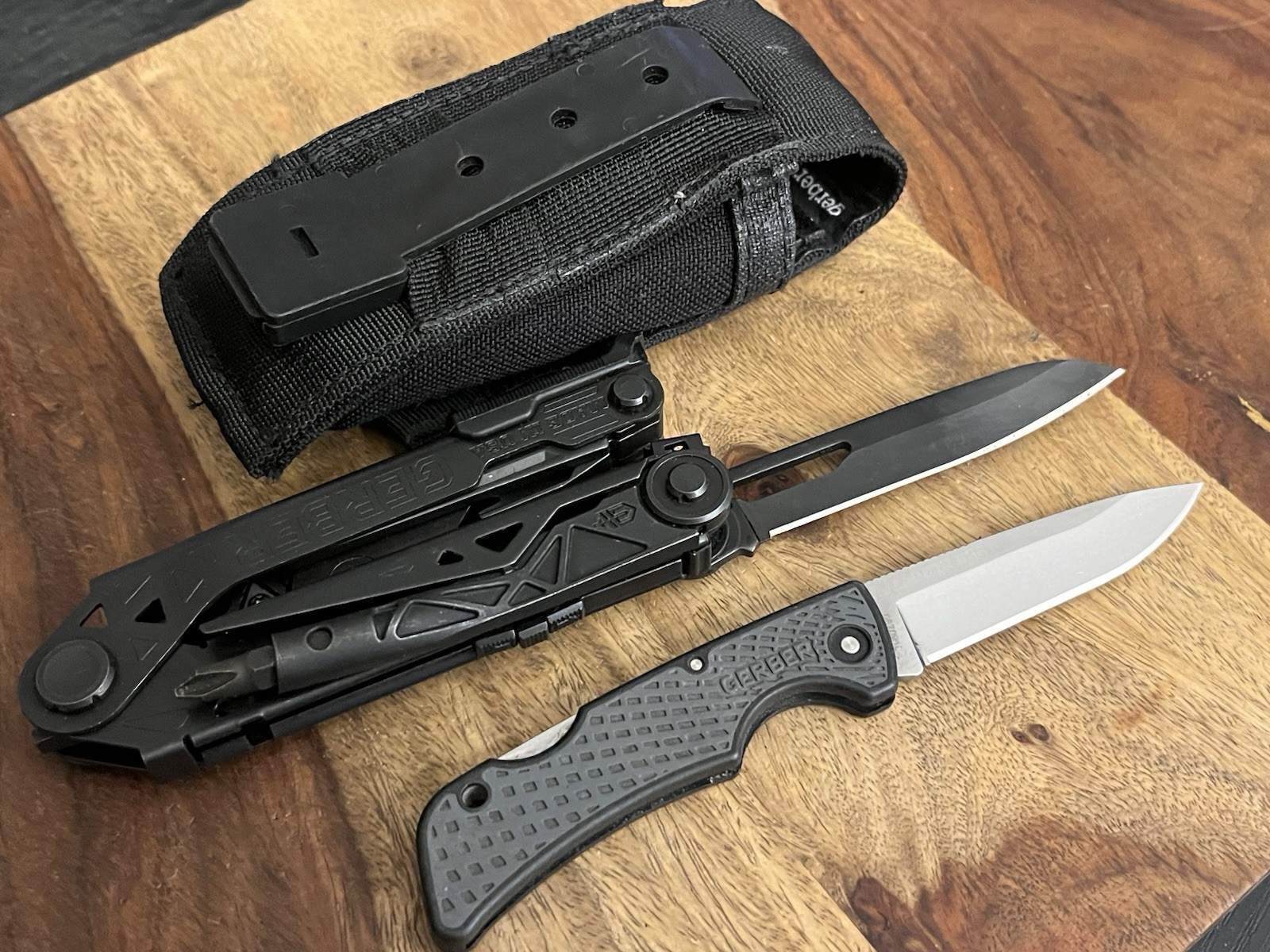 Gerber Center Drive Multi Tool Black USA Excellent Cond w/Sheath & US1 Lot Of 2