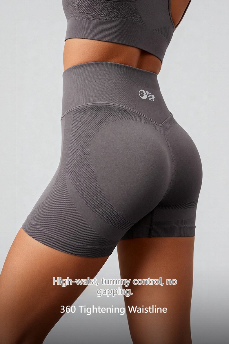 Yoga shorts, three point sports and fitness shorts, women’s high elasticity