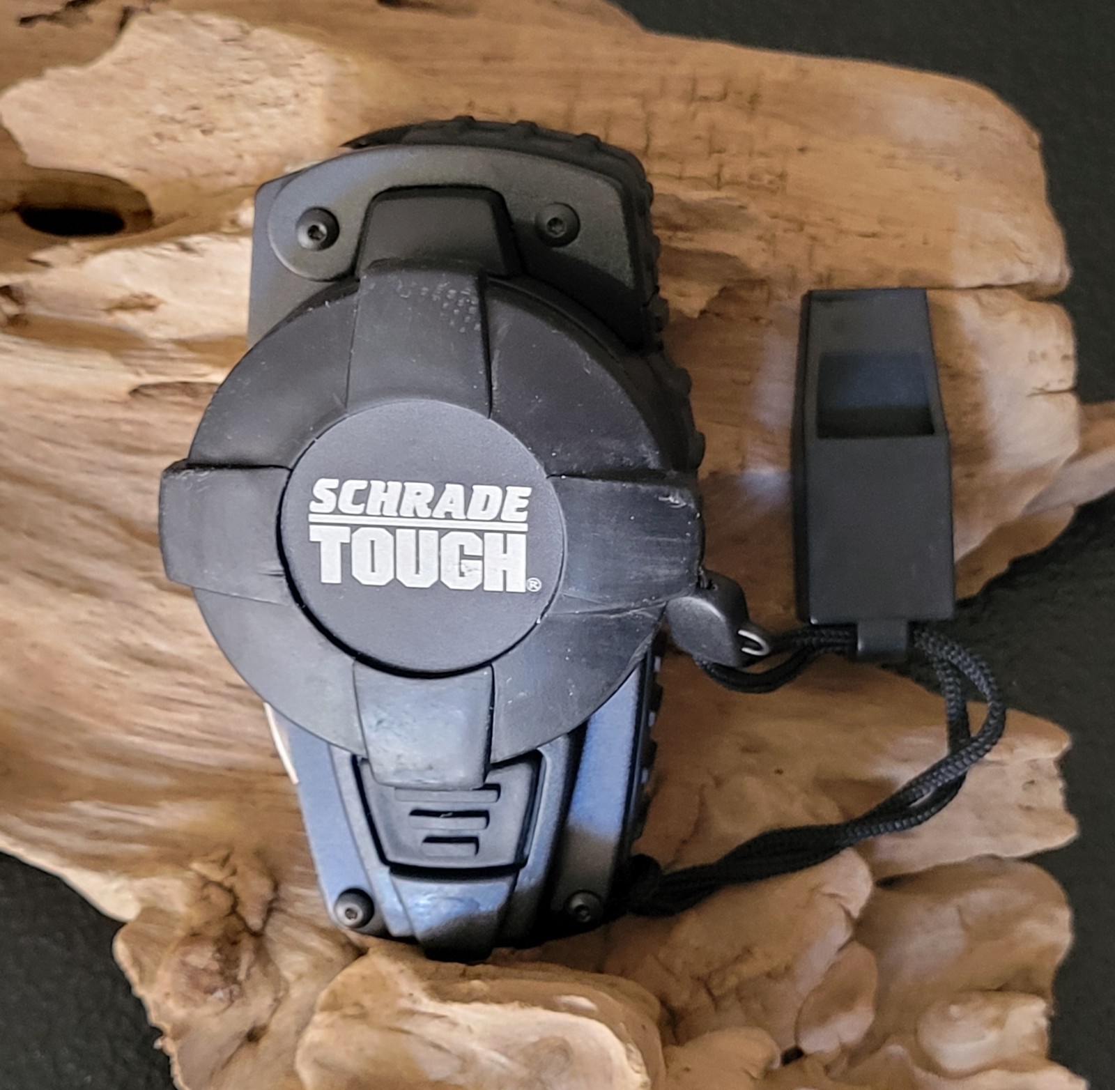 Schrade Tough NaviTool Survival Multi Tool Compass LED Whistle Sheath Box New