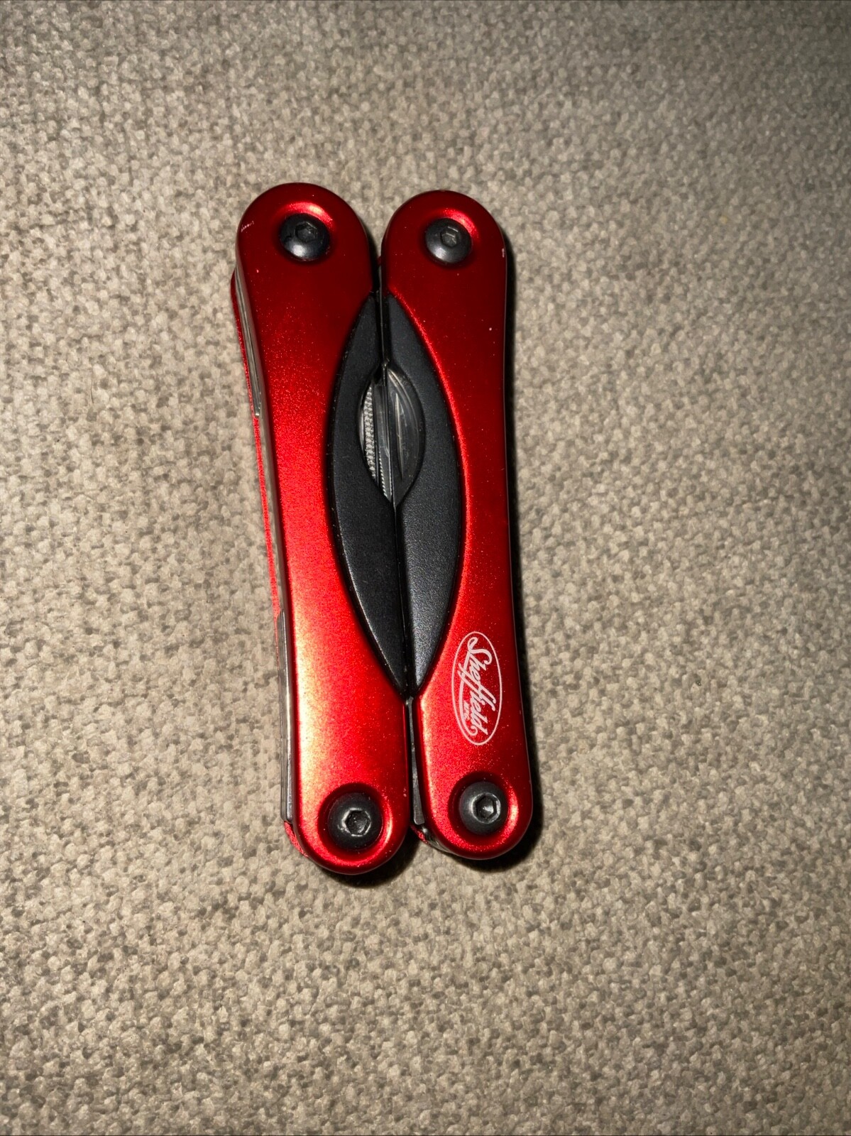 Sheffield Multi-Tool Stainless Pliers + Box Cutter & Utility Pouch See Pics