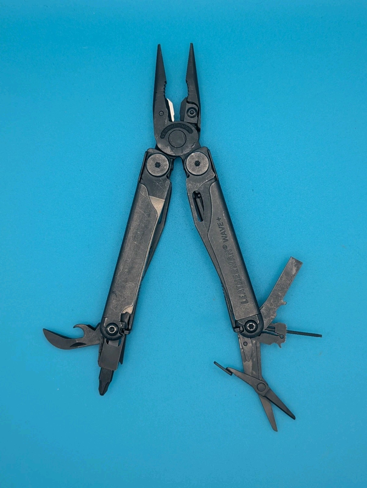 Leatherman Wave Plus + Multi-Tool! FAST SHIPPING! BLACK OXIDE!