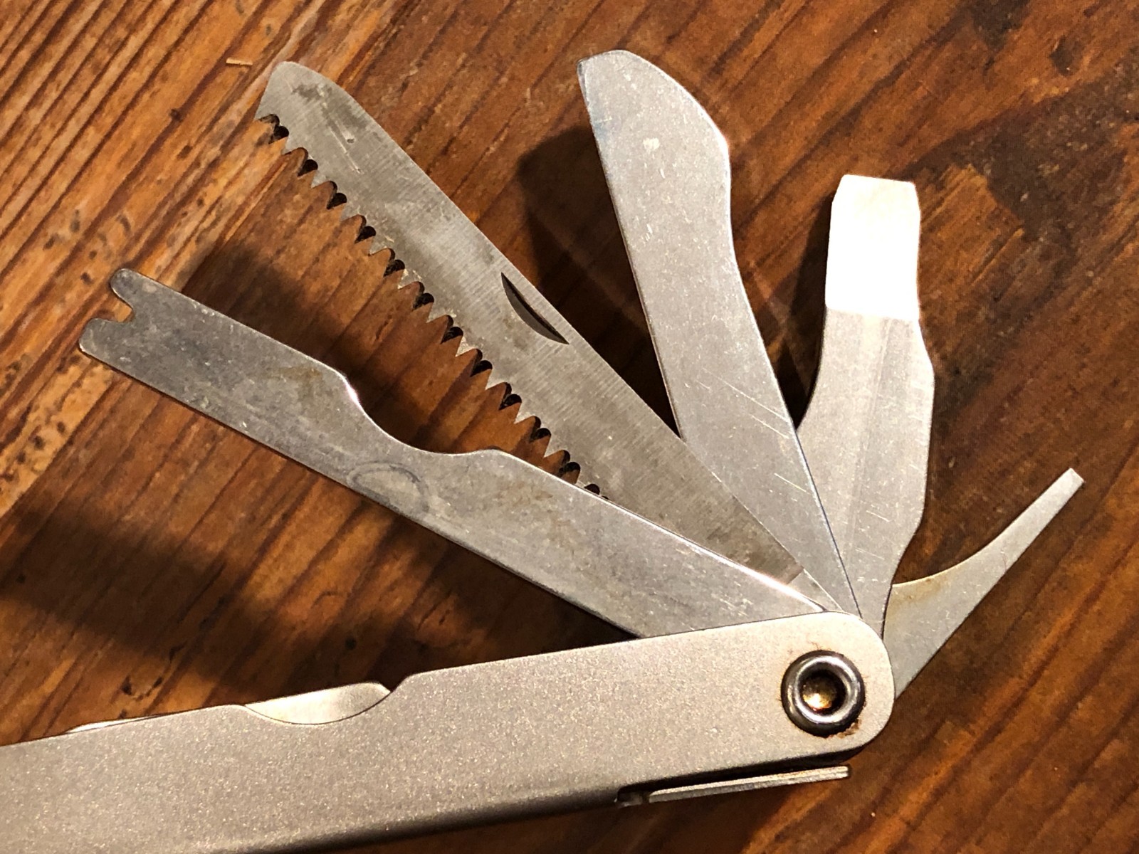 Vintage 90s Schrade USA ST1L Tough Tool Folding Multi-Tool Pliers & Belt Pouch