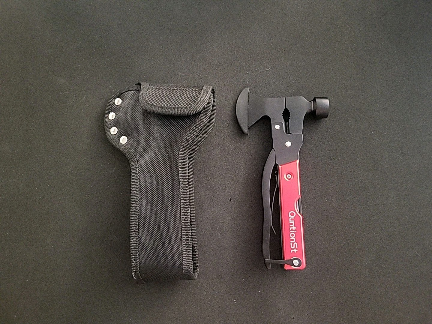 QuntionSt 16 in 1 Multitool Hammer Knife Bottle Opener Wire Cutter Pliers etc.