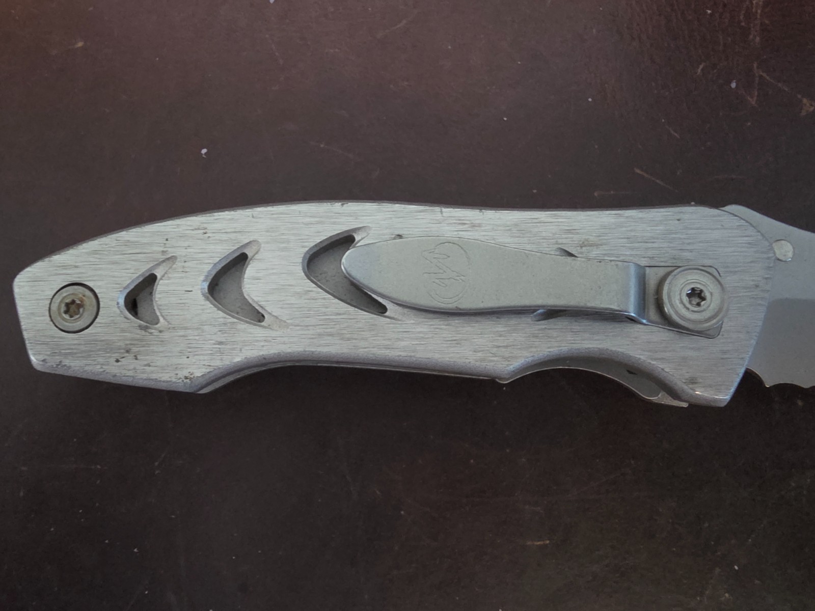 Leatherman C303 Combo Blade Liner-Lock W/Carabiner Folding Knife 067d