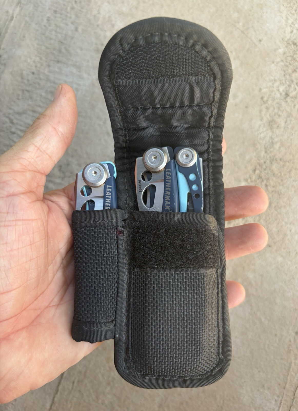 LEATHERMAN SKELETOOL CX & KB NIGHTSHADE MULTI-TOOL & KNIFE IN SHEATH, EXCELLENT!