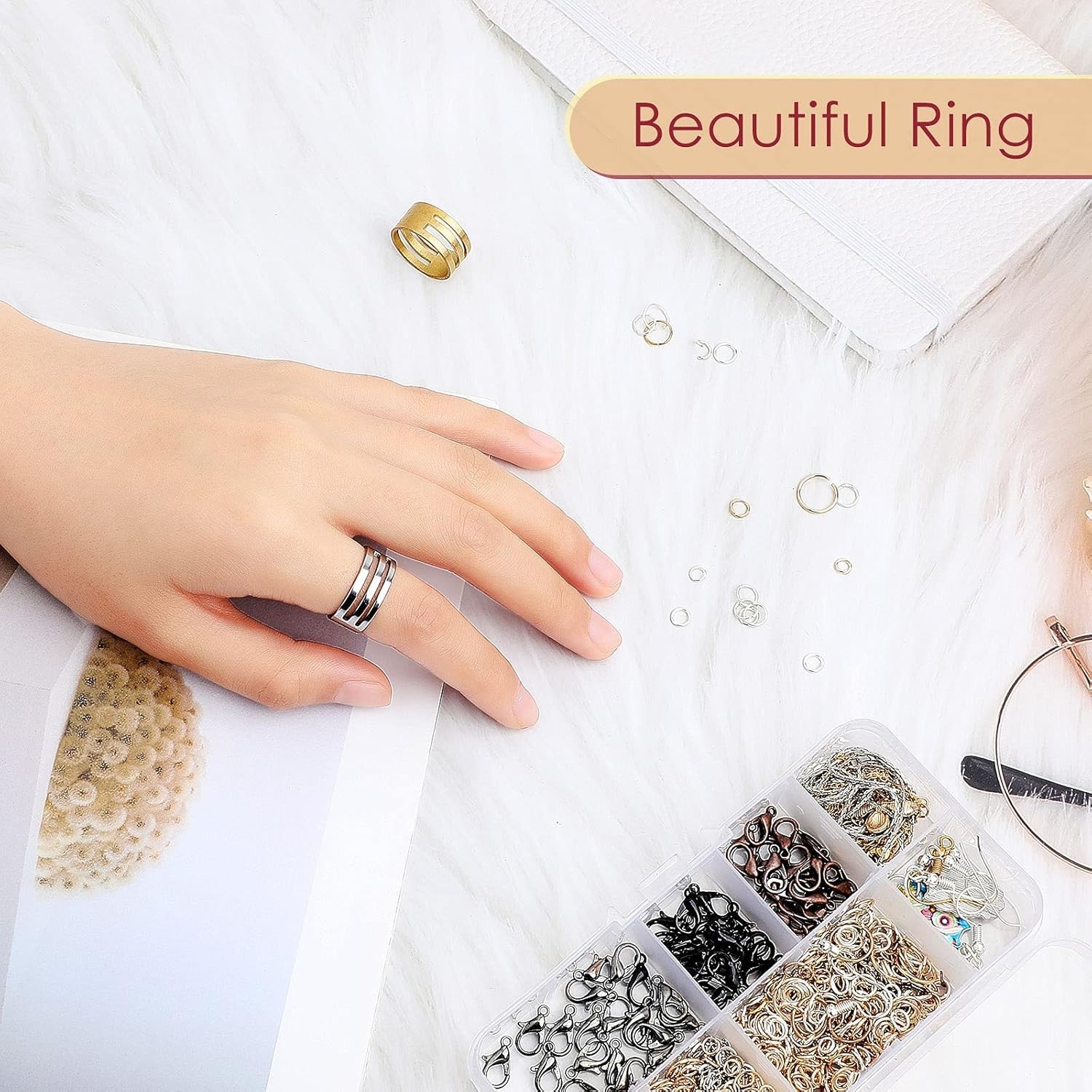Exquisite 2-Piece Jewelry Ring Opener Set – Durable & Fashionable Design