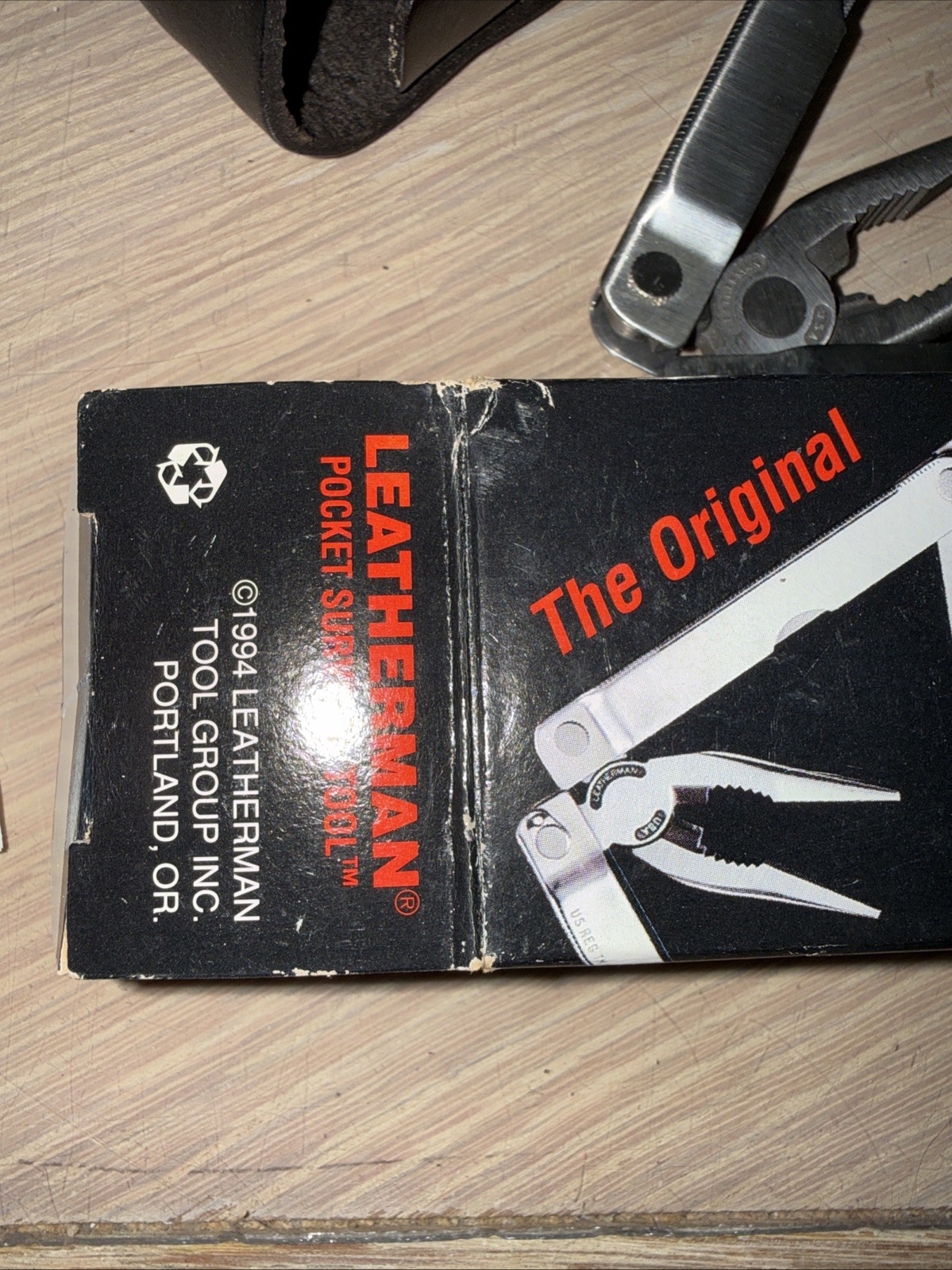 Vtg Leatherman Pocket Survival Tool The Original MultiTool New NIB w/Paperwork.