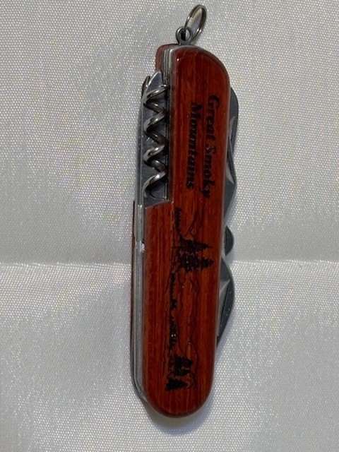 Great Smoky Mountains Multi-Tool Pocket Knife Wood Handle 7 Tools ‘Jimmy’