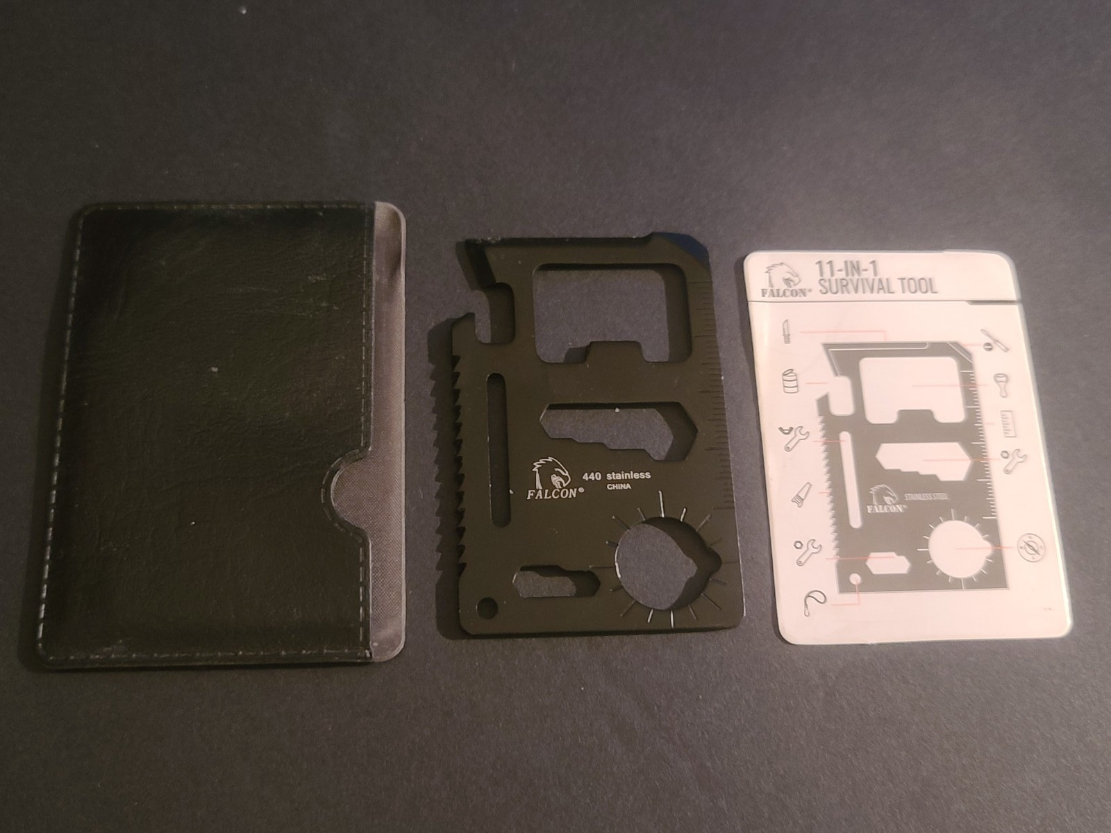 Falcon 11 in 1 Survival Tool with Carrying Pouch