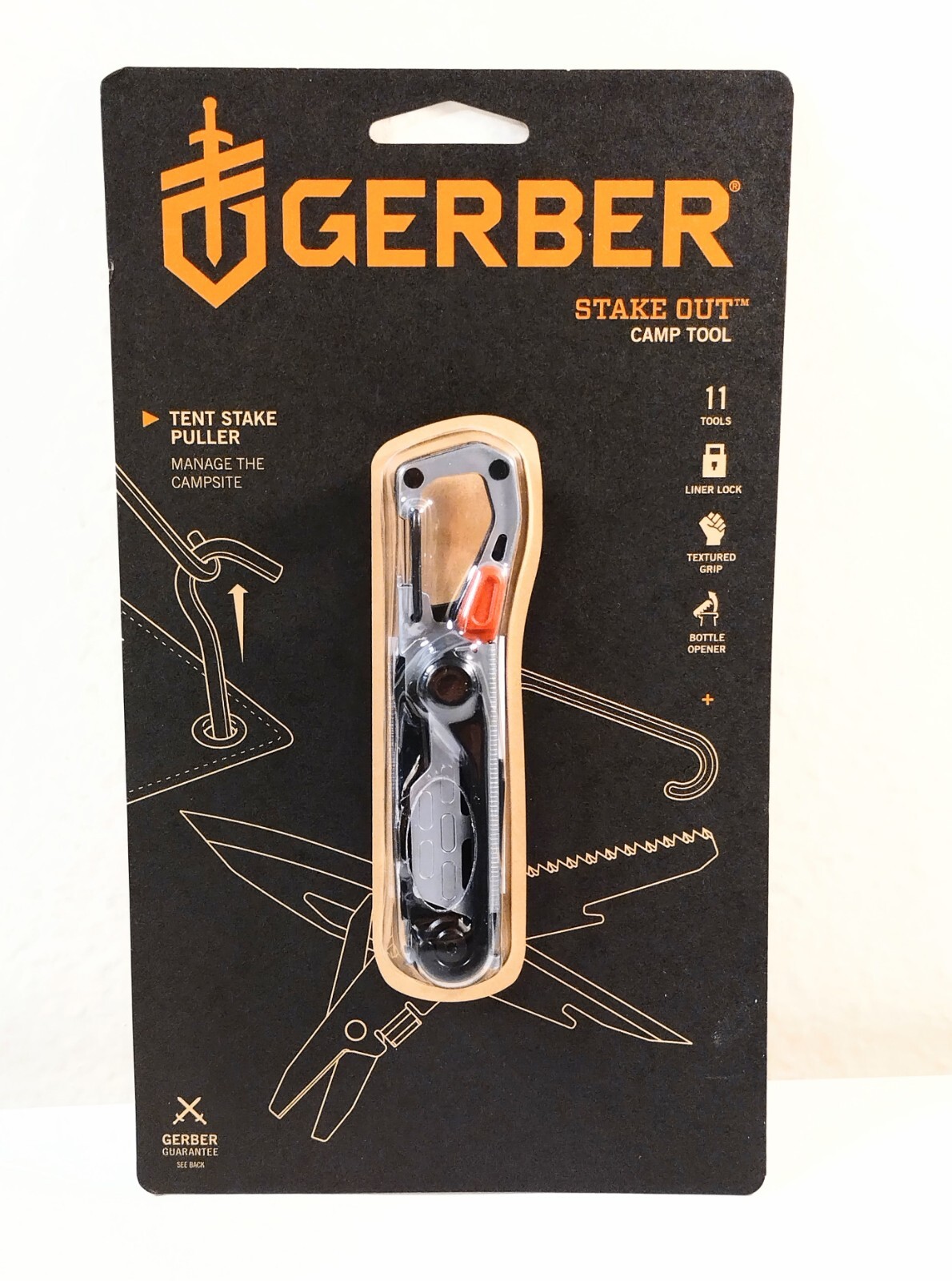 Gerber Gear Gear Stake Out 11-in-1 Multi-tool Color: Sliver