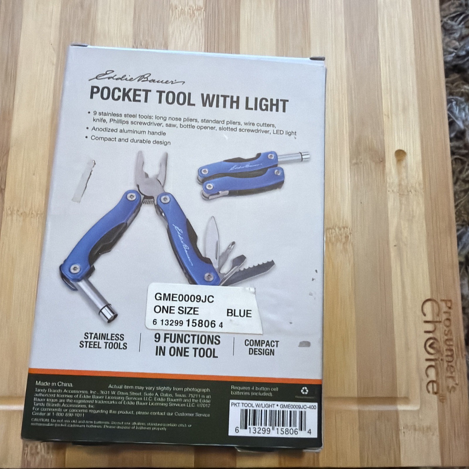 Eddie Bauer Pocket Tool With Light