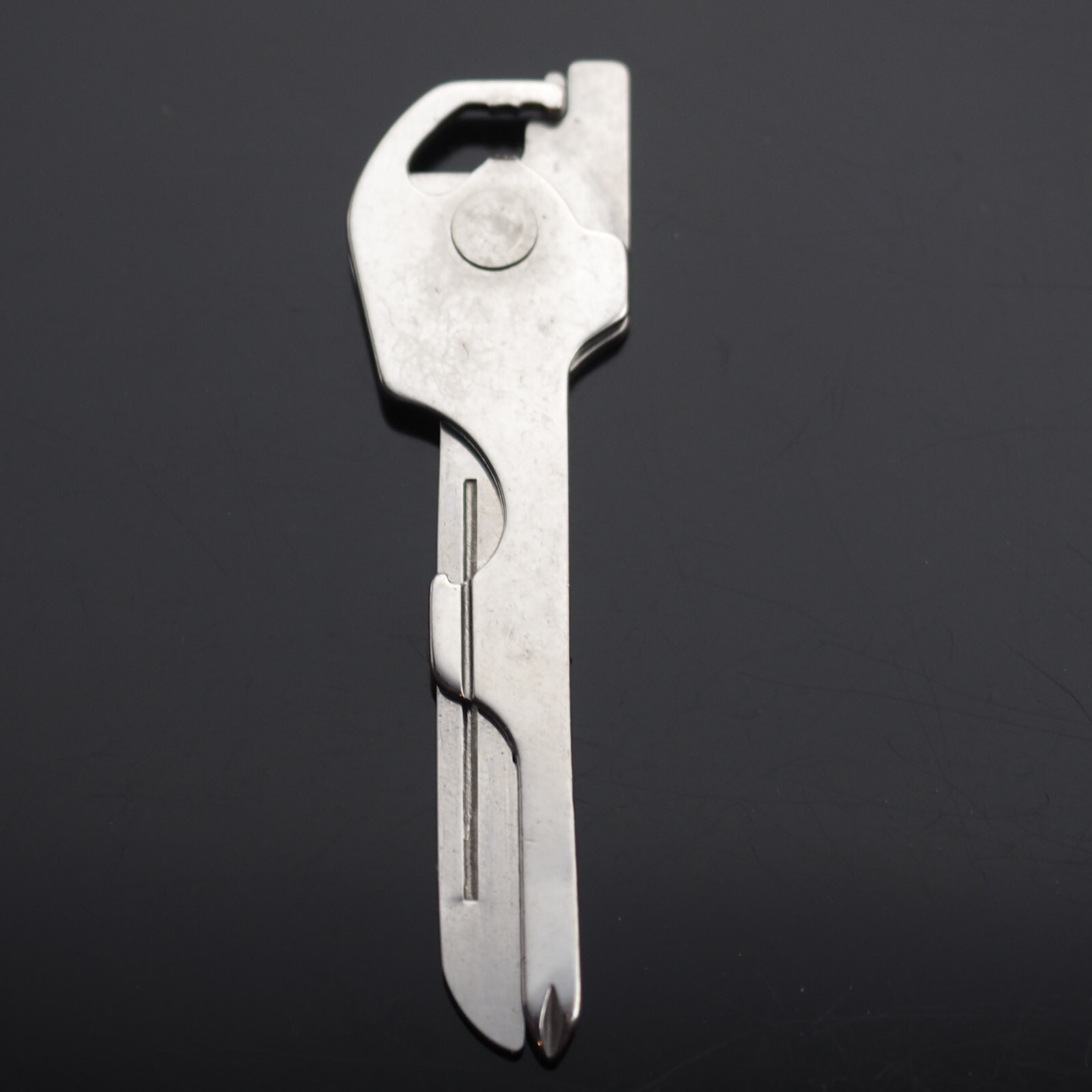 6in1 Keychain Multi Tool Cutter Screwdriver Knife Bottle Opener Glasses EDC