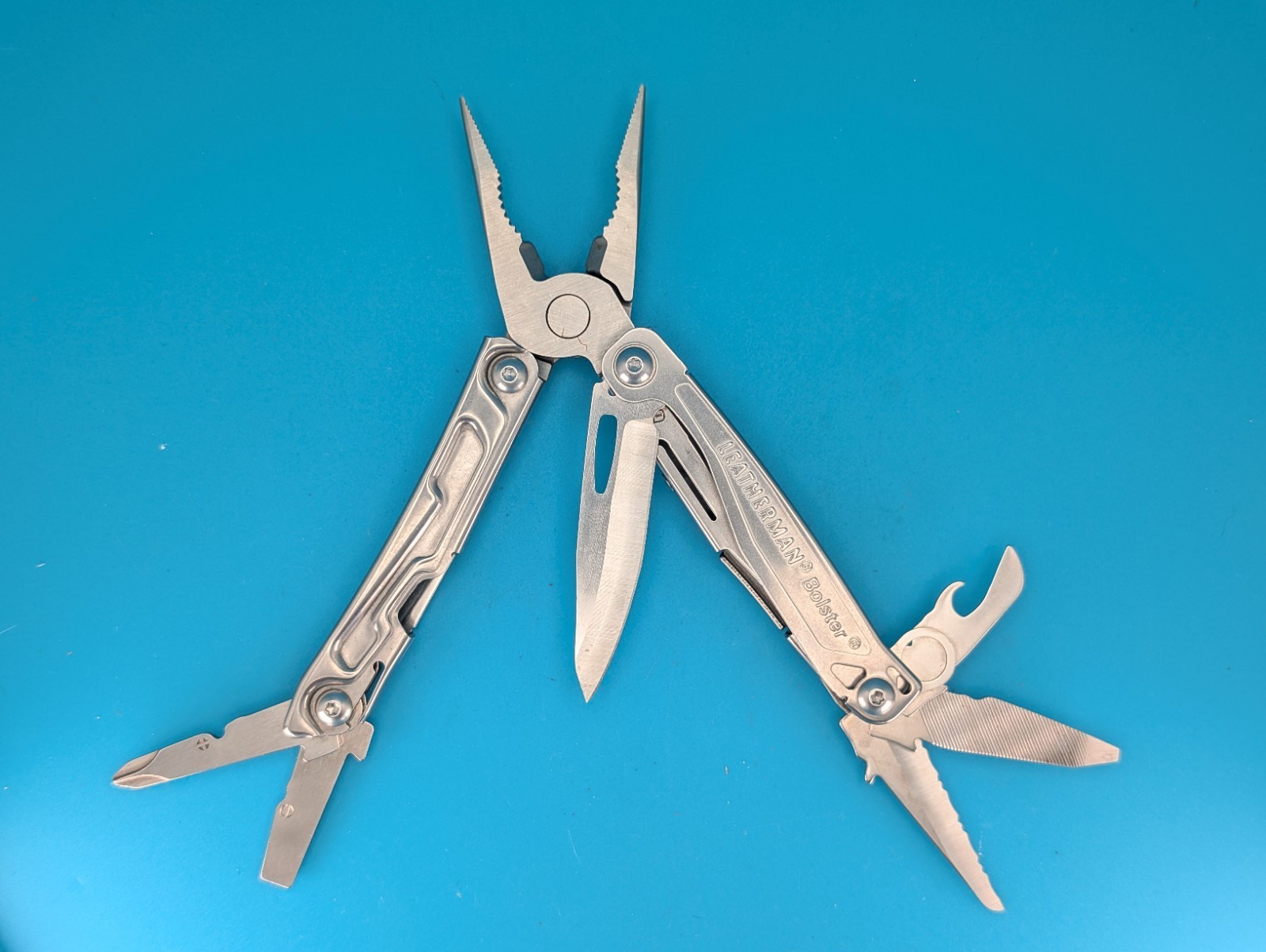 Leatherman Bolster 13 Tool Stainless Steel Multi-Tool!