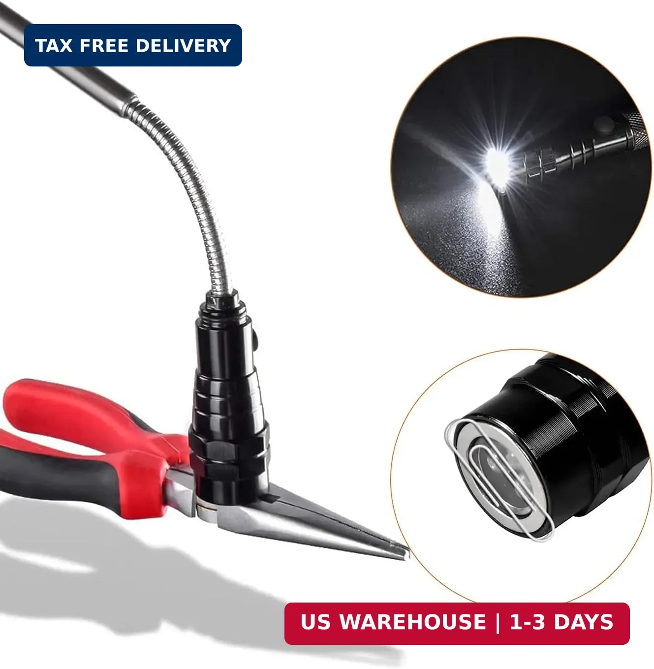 KUCHEY Magnetic Flashlight Fathers Day Dad Gifts for Men, Stocking Stuffers for