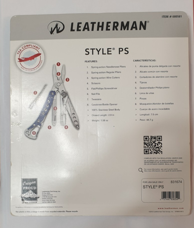 🔥🔥 2X Leatherman Style PS Red and Blue Set Retired New in Blister Very Rare