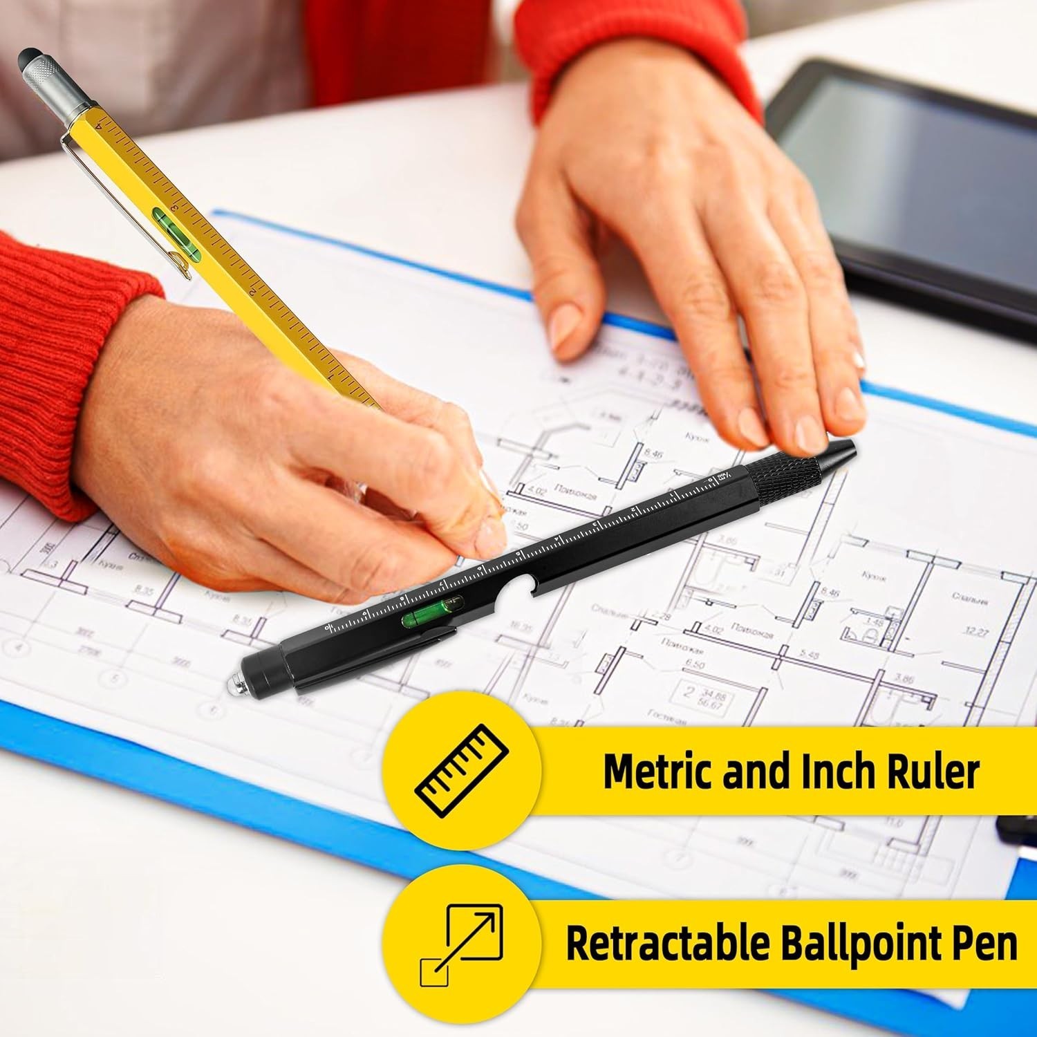 10 in 1 Multi Tool Pen Set – Christmas Gifts for Dad, Grandpa, Men – Stocking St