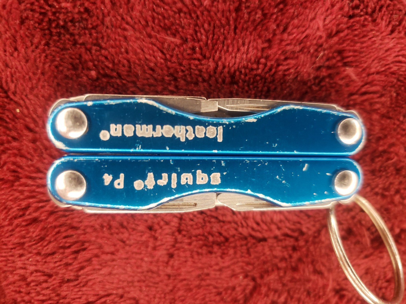 🔪🔪 Leatherman Squirt P4 Multi-Tool Blue Keychain