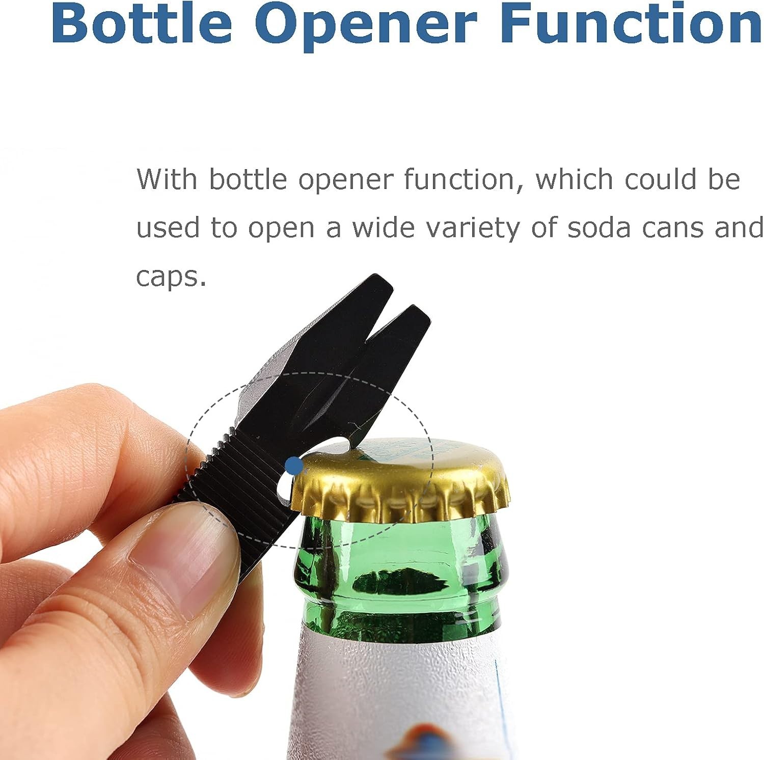 Titanium EDC Pry Bar with Nail Puller Bottle Opener Function with Pocket Clip…