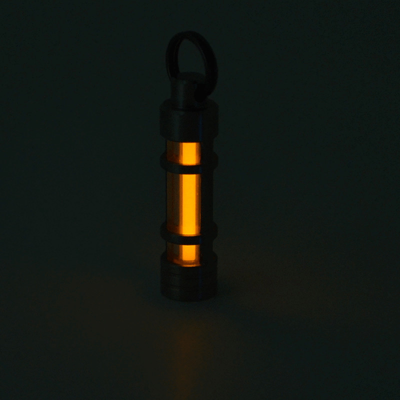 3×22.5mm Glass Tube W/ Titanium Enclosure Night Luminous 25 Years Lamp Tube 1pc