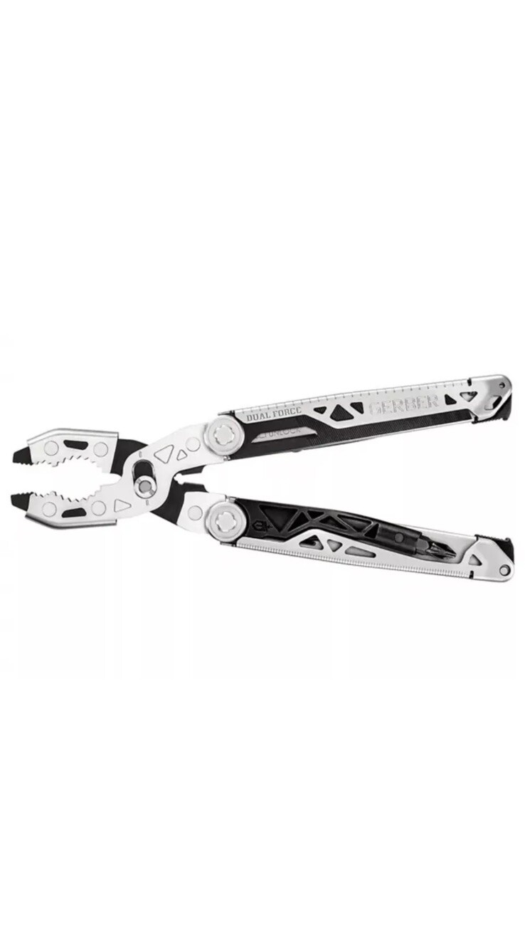 ~~Gerber Dual-Force Multi-Tool Pliers Black (12-in-1) NEW