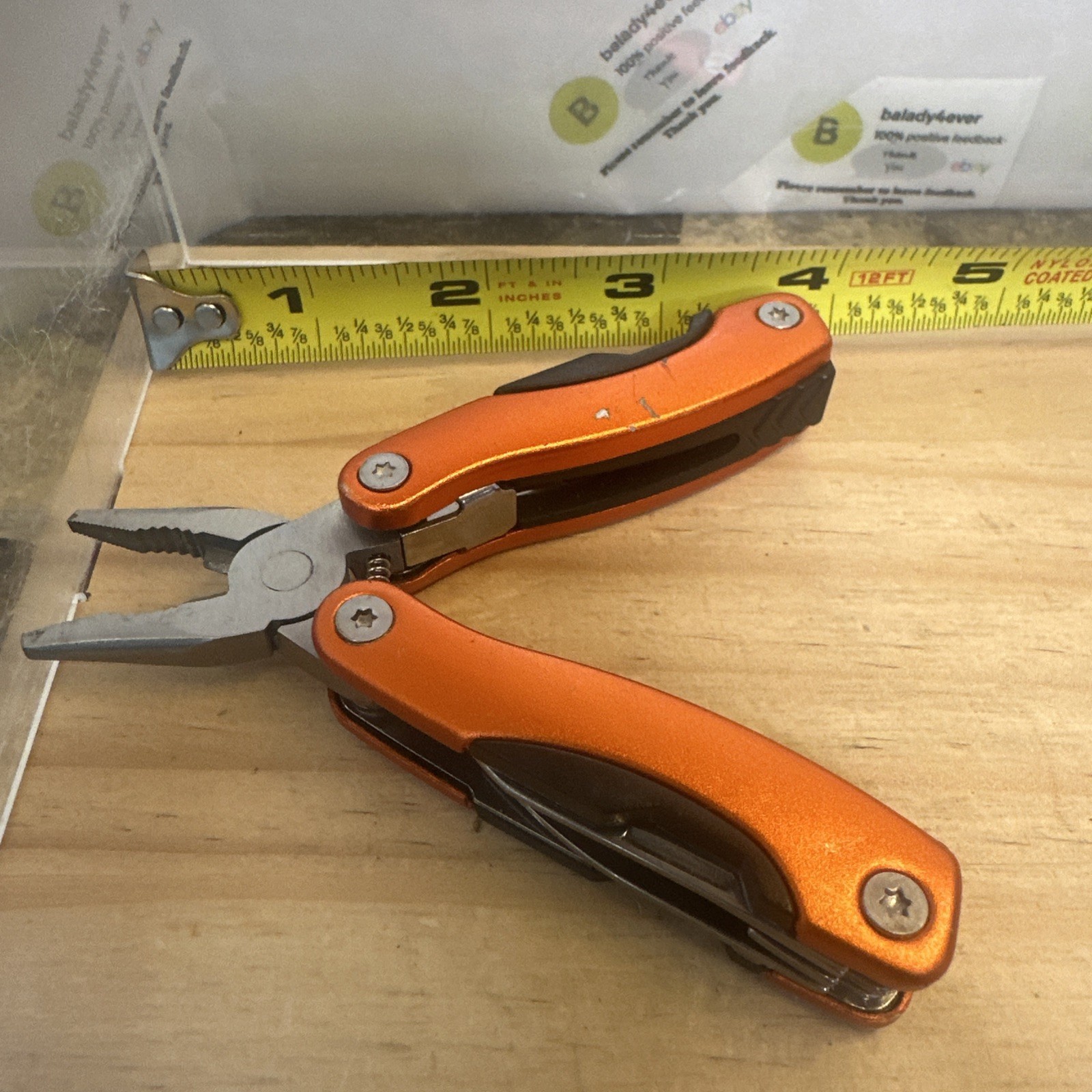 portable pocket multi-tool featuring spring-action pliers 2.75” Closed
