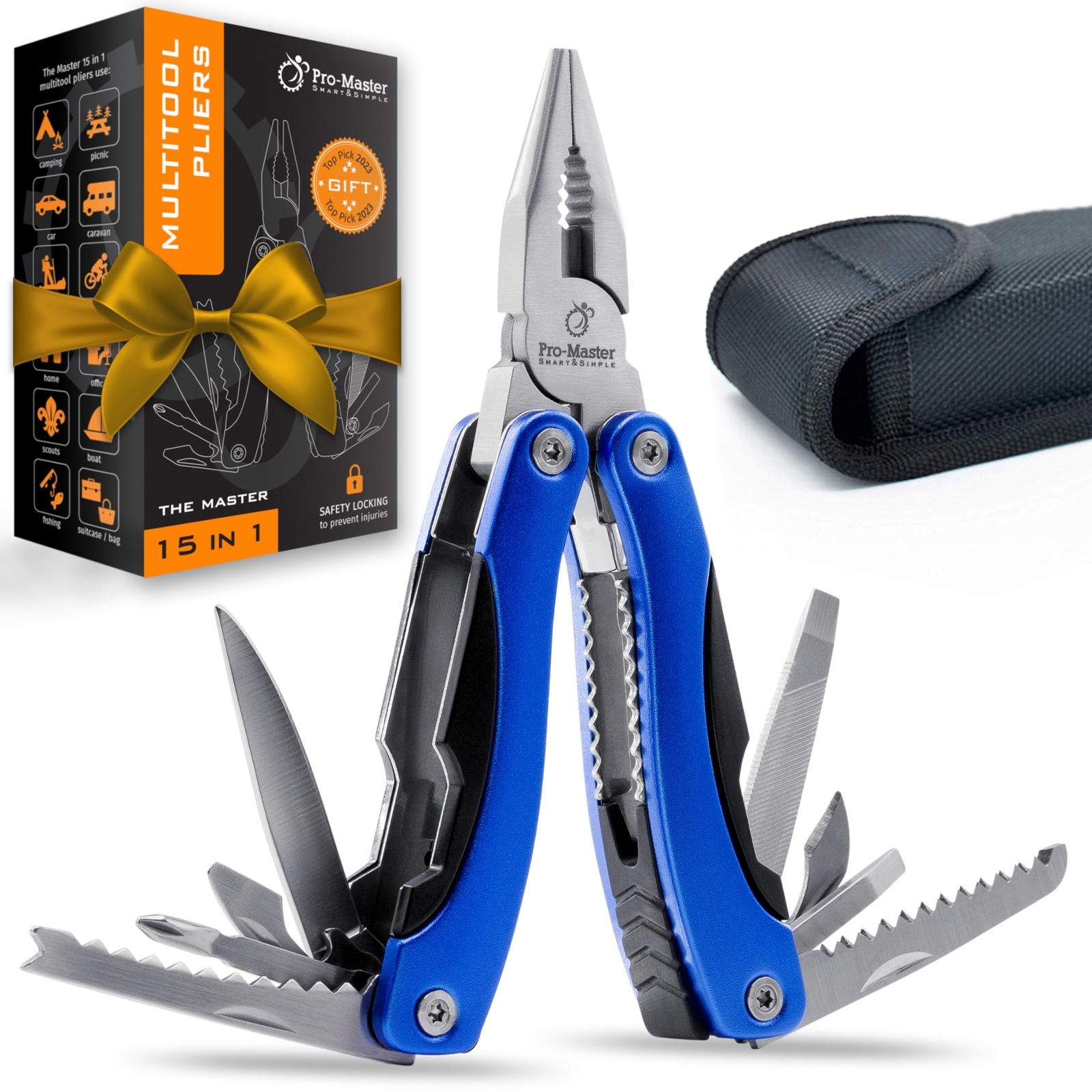Multitool 15-in-1 – The Ultimate Christmas Gift Stocking Stuffer for Men. Ver…
