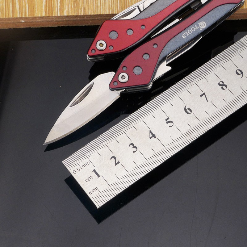 Stainless Steel EDC Pocket Multi-Tool Foldable Outdoor & Survival Utility