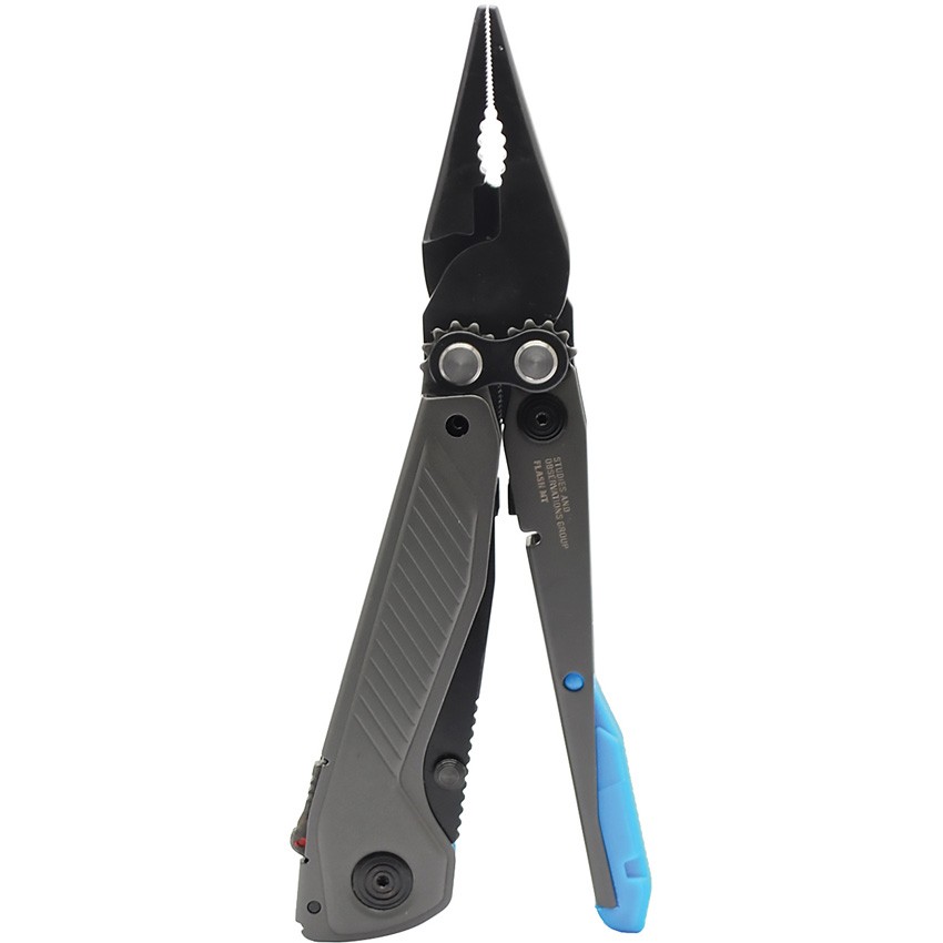 Sog Flash MT Silver & Cyan Aluminum Stainless 5.63″ Multi Tool 29550241