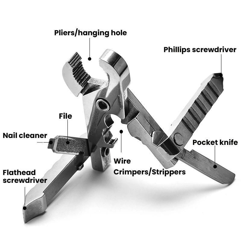 Versatile Multi-Tool Pliers with Screwdriver for Outdoor Adventures