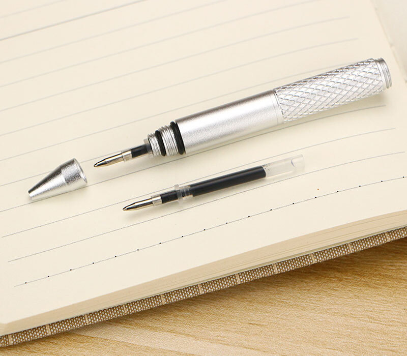 EDC Aluminium Portable Keychain Ball Pen Signatrue Pen Outdoor Travel Camping