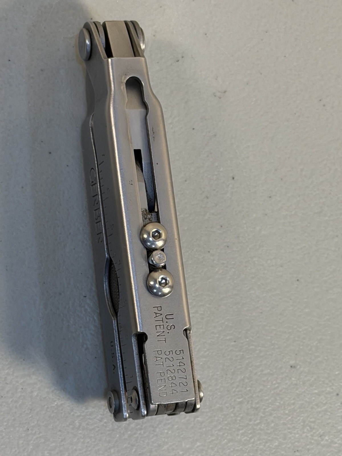 VTG Rare Gerber Multi Plier Folding Multi Tool W/ Sheath Early Model Very Nice