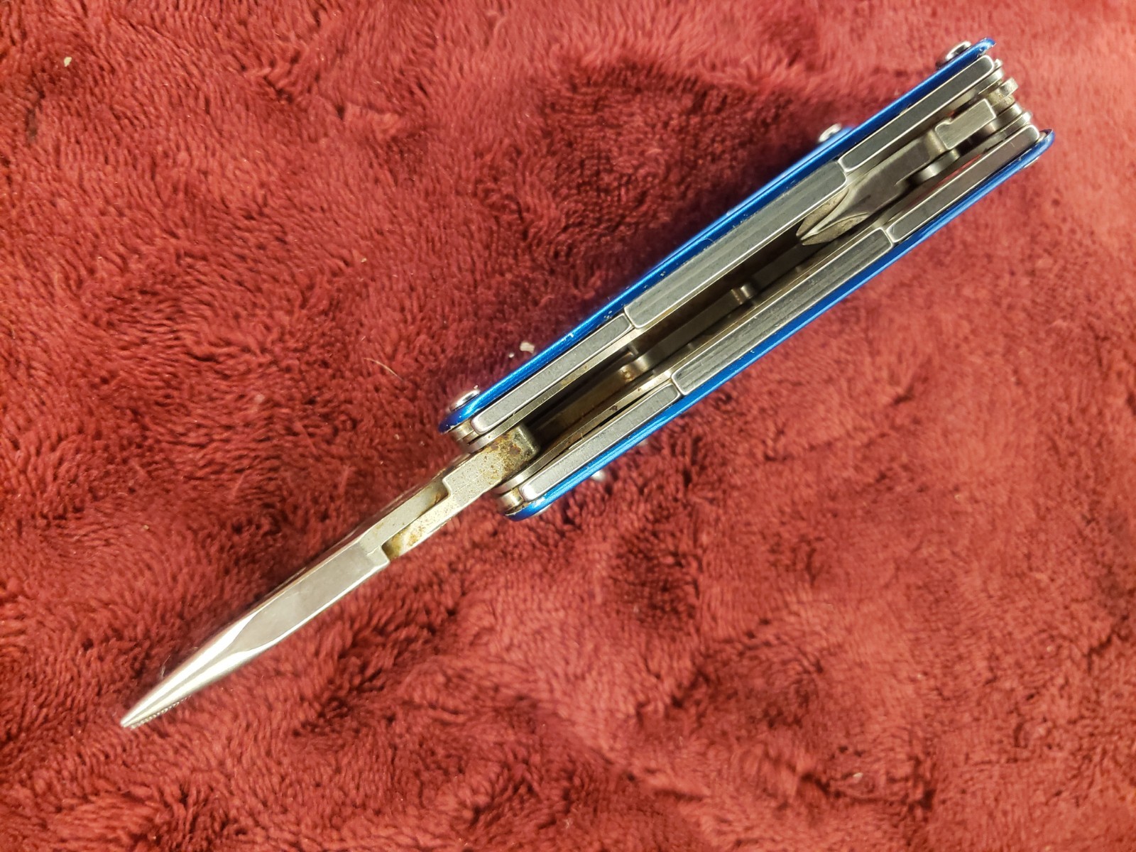 🔪🔪 Leatherman Juice CS4 Multi-Tool Stainless Pliers Multi Tool Blue Read