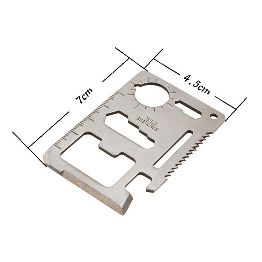 11 in 1 Multi Purpose Pocket Survival Camping Stainless Steel Knife Tool