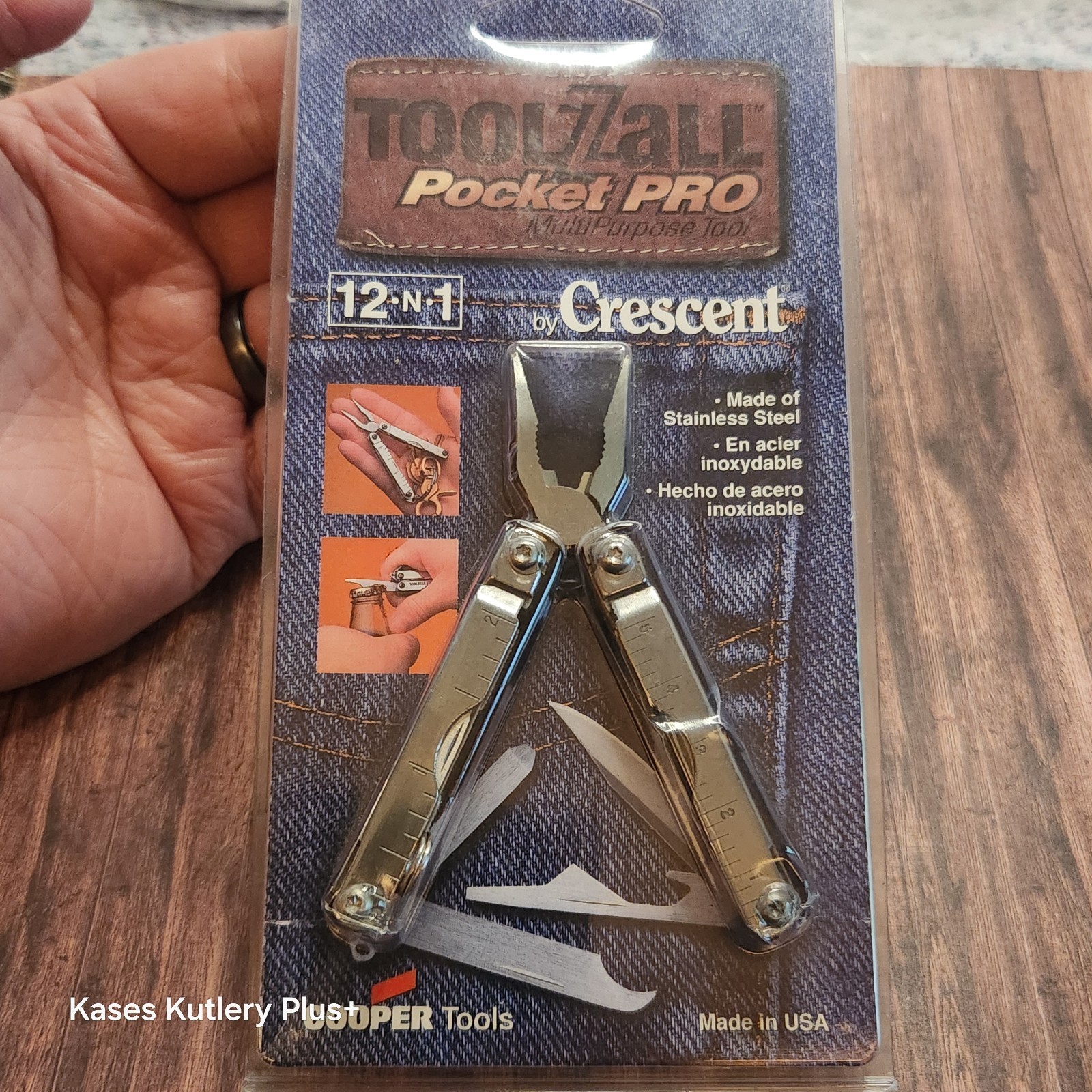 TOOLZALL Pocket Pro By Crescent 2.63″ Closed Folding Multi Tool Pocket Knife