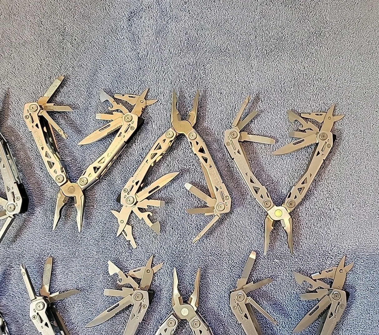 Gerber Suspension NXT Multi Tools – LOT OF 12 – Pliers, Scissors, Knife, File