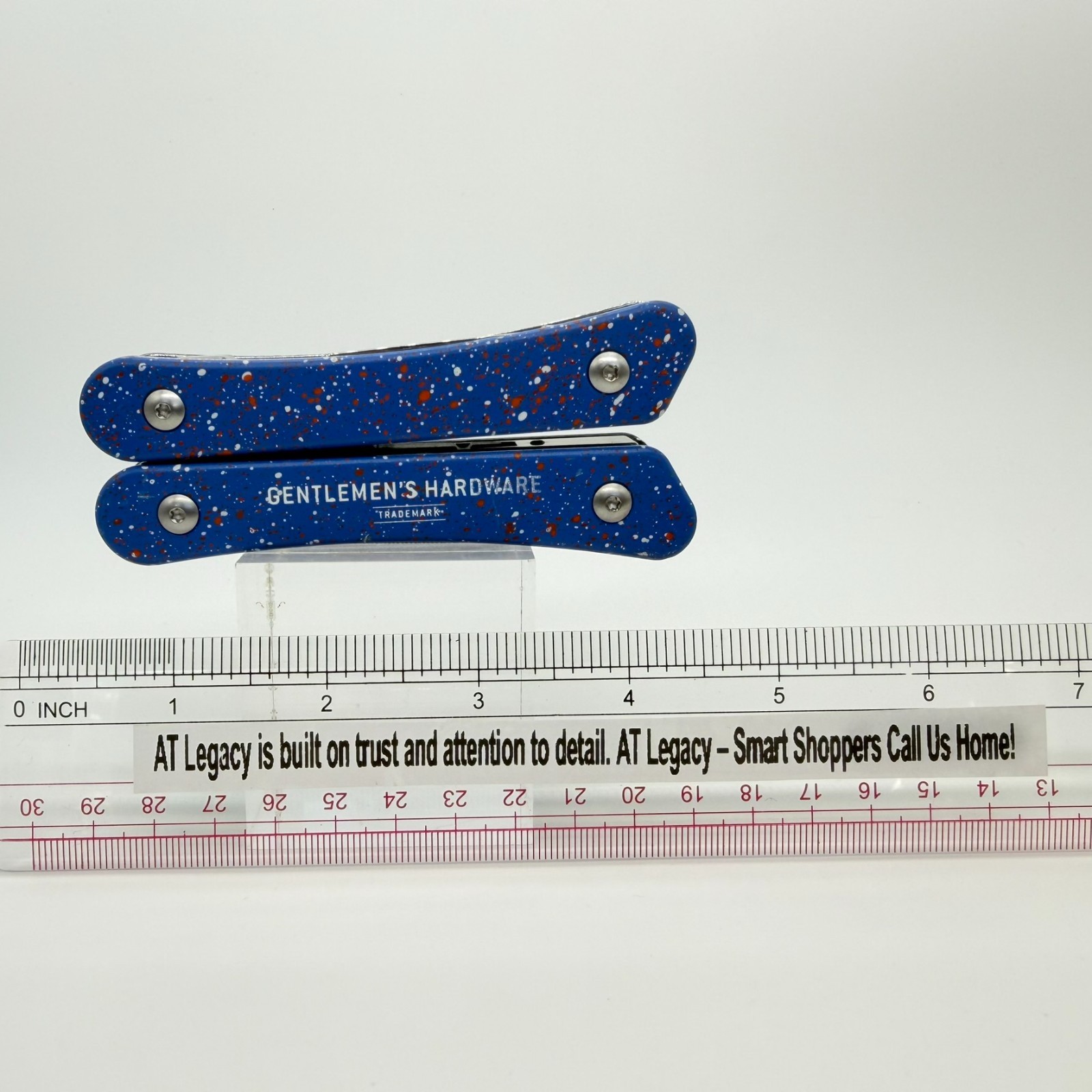 Gentlemen’s Hardware Wilderness Multi-Tool Blue Speckle 12-in-1 EDC Camping
