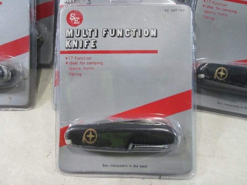 NEW SE MULTI FUNCTION KNIFE 17 BLADES – GREAT FOR CAMPING SPORTS HOME FISHING