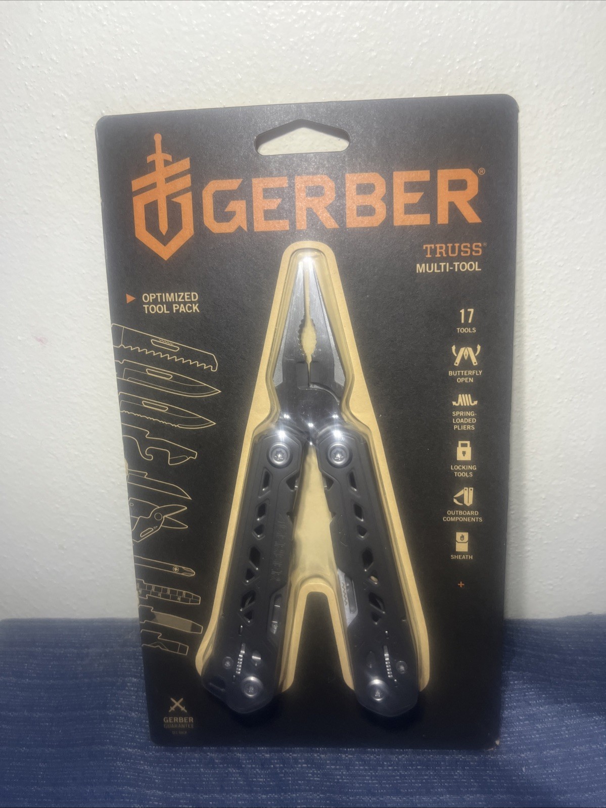 Gerber Truss Multi-Tool 31-003304 With Sheath, Stainless Steel, New Unopened